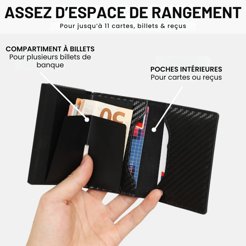 Folix_Portefeuille_RFID_-_Portefeuille_mini_brillant billets