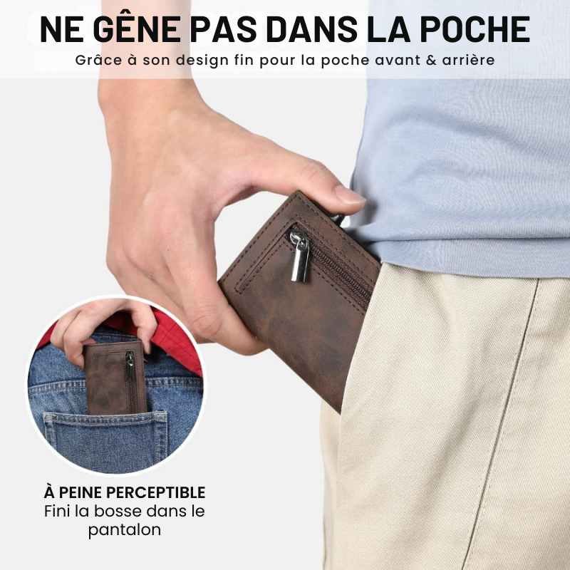 Folix_Portefeuille_RFID_-_Portefeuille_mini_marron poche